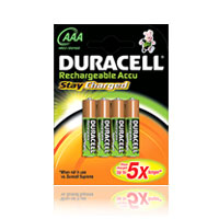 Duracell StayCharged Batteries