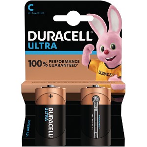 Duracell Ultra Power C Size Pack of 2