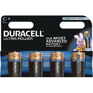 Duracell Ultra Power, Rozm. C (4szt.)