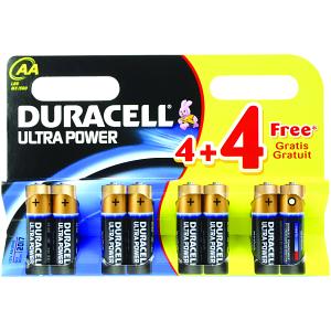 Duracell Ultra Power AA (4sz+4 gratis)