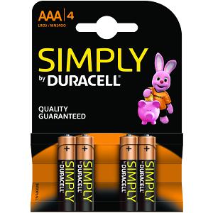 Duracell Simply AAA (4szt.)