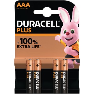 Baterie Duracell Plus Power AAA (4 sztuki)