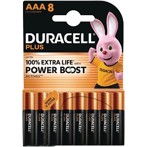 Baterie Duracell Plus Power AAA (8 sztuk)