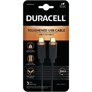 Duracell 2m Szybki kabel USB-C do USB-C
