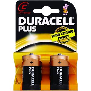 Duracell Plus, Rozmiar C (2szt.)