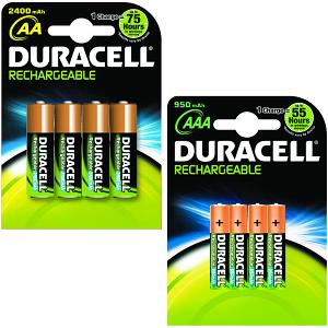 Akumulatorki Duracell AA & AAA