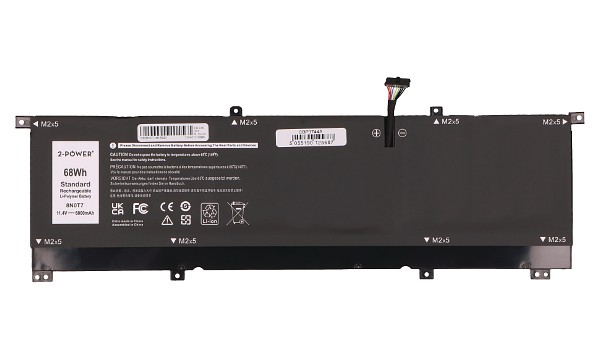 XPS 15 9575 i5-8305G Bateria (6 Komory)