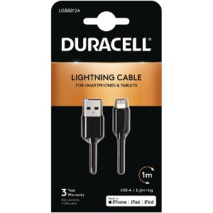 Duracell 1m Kabel USB-A do Lightning