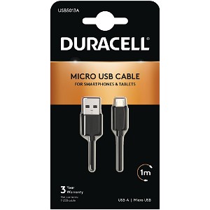 Duracell 1m kabel USB-A do Micro USB