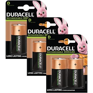 Akumulatorki Duracell, Rozmiar D