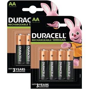 Akumulatory Duracell AA 1300mAh 8 sztuk
