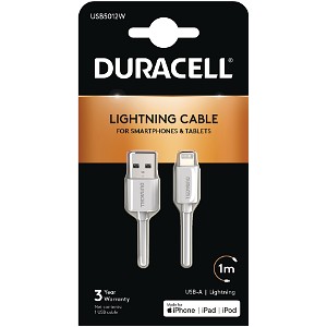 Duracell 1m kabel USB-A do Lightning