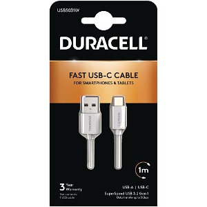 Duracell 1m Kabel USB-A do USB-C