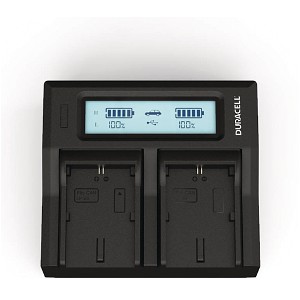 CCD-TRV510 Duracell LED Dual DSLR Battery Charger