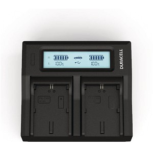 CCD-TRV78 Duracell LED Dual DSLR Battery Charger