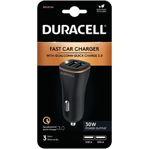 Ładowarka samochodowa Duracell 18W + 12W Dual USB-A