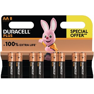 Duracell Plus Power AA 8PK Oferta specjalna