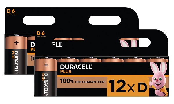 Bateria Duracell Plus D (12szt.)