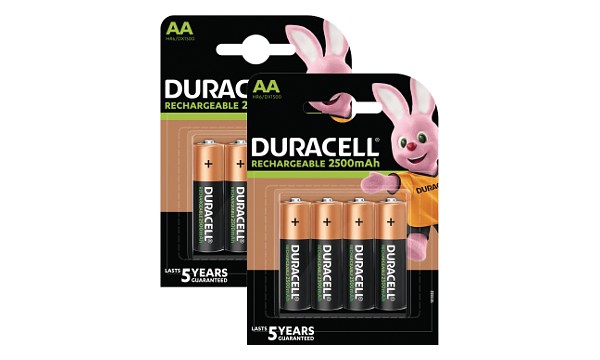 Baterie Duracell Pre-Charged AA 2500mAh x 8