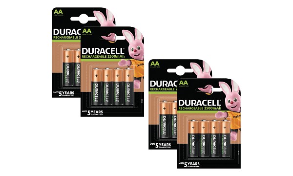 Baterie Duracell Pre-Charged AA 2500mAh x 16