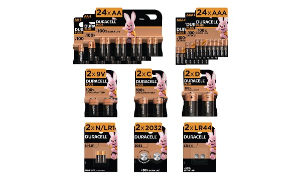 Duracell Mega Family 60 Batteries Pack