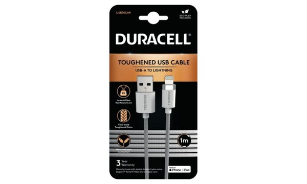 Duracell 1m kabel USB-A do Lightning