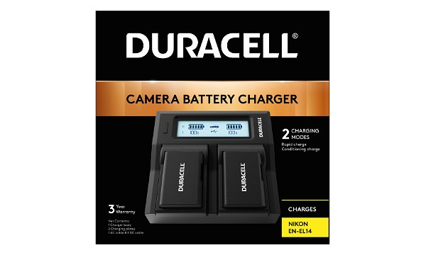 D5200 Nikon EN-EL14 Dual Battery Charger