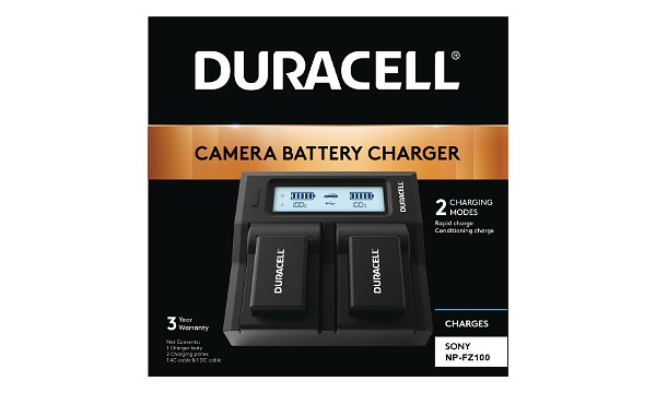 Alpha A1 Duracell LED Dual DSLR Battery Charger