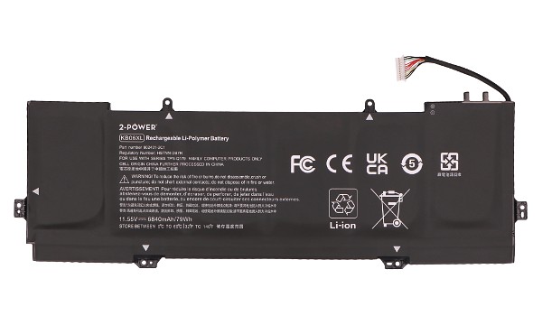 Spectre X360 15-BL000NL Bateria (6 Komory)