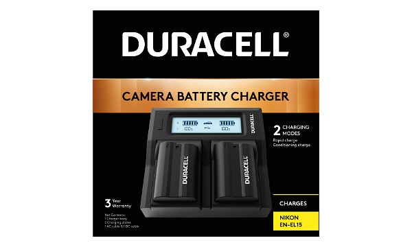 D600 Nikon EN-EL15 Dual Battery Charger